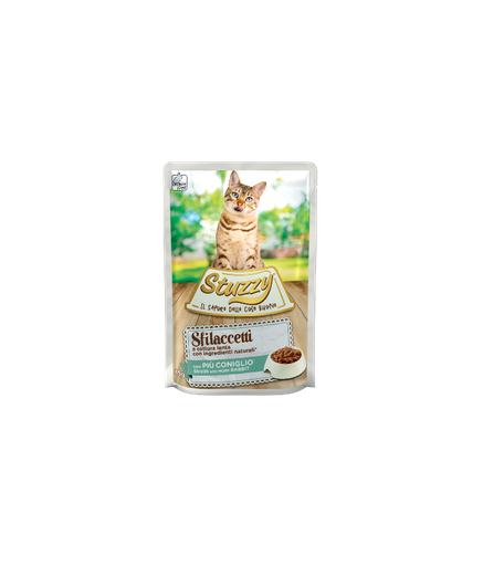 Stuzzy Cat Shreds with Rabbit 85g (Min Order 85g – 24pcs)[Weight - 85g]