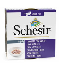 Thumbnail for Schesir Cat Wet Food-Tuna With Beef Fillets (Min Order 85g - 14pcs)[Weight - 85g]