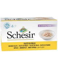 Thumbnail for Schesir Cat Multipack Can-Wet Food Chicken Rice Natural Style-6x50g[Weight - 6x50g]