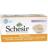 Thumbnail for Schesir Cat Multipack Can Chicken with Pumpkin-6x50g[Weight - 6x50g]