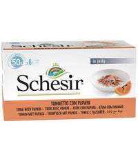 Thumbnail for Schesir Cat Multipack Can Tuna with Papaya-6x50g[Weight - 6x50g]