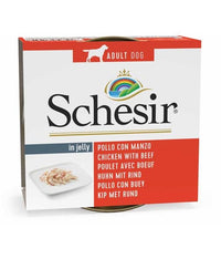 Thumbnail for Schesir Dog Wet Food-Chicken Fillets With Beef[Weight - 150g]