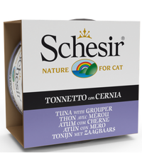 Thumbnail for Schesir Cat Wet Food-Tuna With Grouper (Min Order 85g - 14pcs)[Weight - 85g]