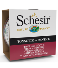 Thumbnail for Schesir Cat Wet Food-Tuna With Dentex (Min Order 85g - 14pcs)[Weight - 85g]