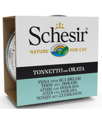 Thumbnail for Schesir Cat Wet Food-Tuna With Seabream[Weight - 85g] (Min Order 85g - 14pcs)