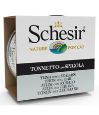 Thumbnail for Schesir Cat Wet Food-Tuna With Seabass (Min Order 85g - 14pcs)[Weight - 85g]