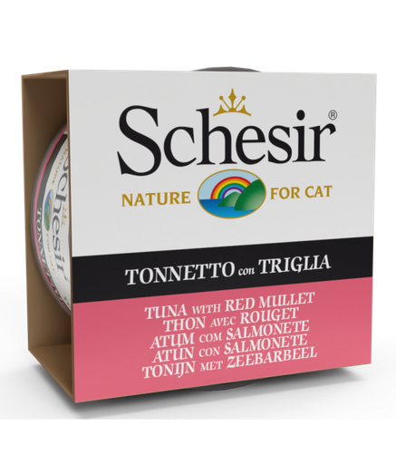 Schesir Cat Wet Food-Tuna With Red Mullet [Weight - 85g] (Min Order 85g - 14pcs)