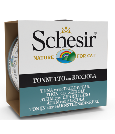 Schesir Cat Wet Food-Tuna With  Yellow Tail[Weight - 85g]