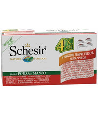 Thumbnail for Schesir Dog Wet Food-Chicken Fillets With Beef[Weight - 340g]