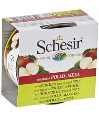 Thumbnail for Schesir Dog Wet Food-Chicken Fillets With Apple[Weight - 150g]