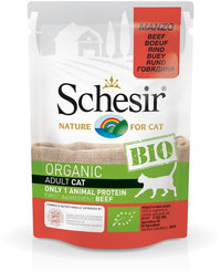 Thumbnail for Schesir Bio Beef For Cats[Weight - 85g] (Min Order 85g - 16pcs)
