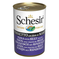 Thumbnail for Schesir Cat Wet Food-Tuna With Beef Fillets [Weight - 140g]
