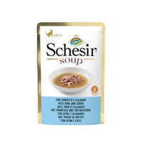 Thumbnail for Schesir Cat Wet Soup-With Wild Tuna and Squid[Weight - 85g] (Min Order 85g - 20pcs)