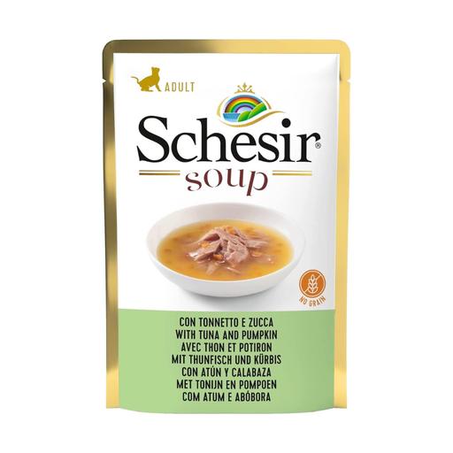 Schesir Cat Wet Soup-With Wild Tuna and Pumpkin[Weight - 85g] (Min Order - 20 Pcs)