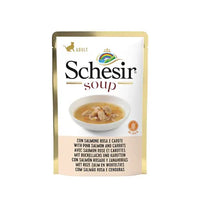 Thumbnail for Schesir Cat Wet Soup-With Wild Pink Salmon and Carrots[Weight - 85g] (Min Order 85g - 20pcs)