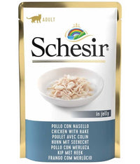 Thumbnail for Schesir Cat Pouch Chicken with Cod 85g (Min Order 85g - 20pcs)[Weight - 85g]