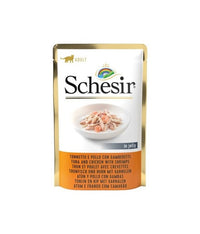 Thumbnail for Schesir Cat Pouch Jelly Tuna Chicken Shrimps 85g (Min Order : 20pcs)