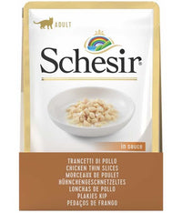 Thumbnail for Schesir Cat Pouch Thin Slices in Gravy 85g-Chicken (Min Order 85g - 20pcs)[Weight - 85g]