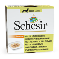 Thumbnail for Schesir Dog Wet Food Can-Chicken with Potatoes and Rosemary- (Min Order 85g- 14pcs)[Weight - 85g]