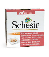 Thumbnail for Schesir Dog Wet Food Can-Chicken with Potatoes and Carrots - (Min Order 85g- 14pcs)[Weight - 85g]