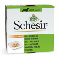 Thumbnail for Schesir Dog Wet Food Can-Chicken with Lamb - (Min Order 85g- 14pcs)[Weight - 85g]
