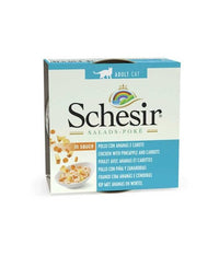 Thumbnail for Schesir Salad Cat Wet Food Chicken with Pineapple and Carrots- (Min Order 85g- 14pcs)[Weight - 85g]