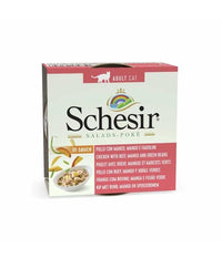 Thumbnail for Schesir Salad Cat Wet Food Beef and Chicken with Mango and Green Beans-(Min Order 85g- 14pcs)[Weight - 85g]