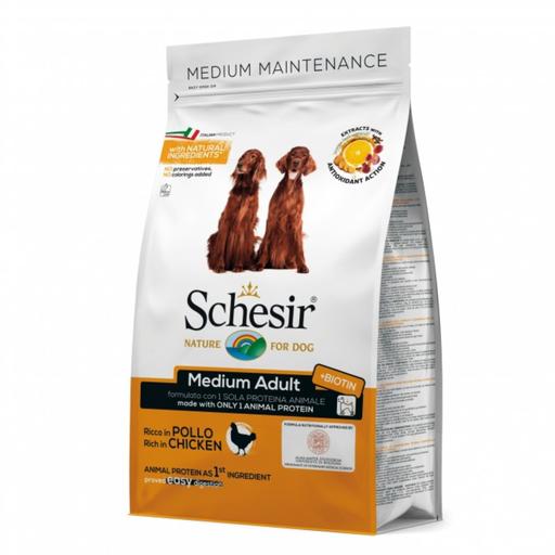 Schesir Medium Adult Maintenance with Chicken[Weight - 12kg]