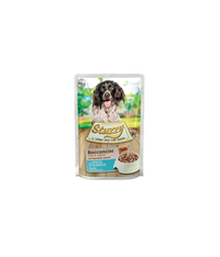 Thumbnail for Stuzzy Dog Chunks with Ocean Fish in Jelly 100g Pouch (Min Order 100g – 24pcs)[Weight - 100g]