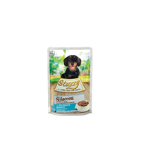 Thumbnail for Stuzzy Dog Shreds with White Fish 100g Pouch (Min Order 100g – 24pcs)[Weight - 100g]