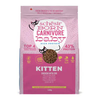 Thumbnail for Schesir Born Carnivore Grain Free Oven Baked Dry Cat Chicken & Egg - Kitten 1.25kg