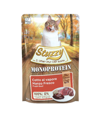 Thumbnail for Stuzzy Cat Pouch Grain Free Monoprotein Beef (Min Order 85g- 16pcs)[Weight - 85g]