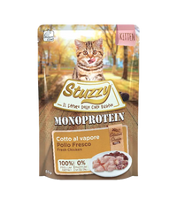 Thumbnail for Stuzzy Cat Pouch Grain Free Monoprotein Chicken for Kittens (Min Order 85g- 16pcs)[Weight - 85g]