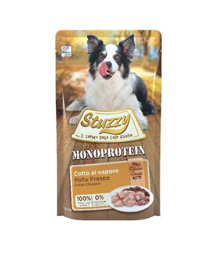 Stuzzy Dog Pouch Grain Free Monoprotein Chicken (Min Order 150g- 12pcs)[Weight - 150g]