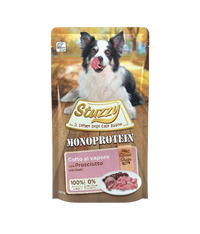 Thumbnail for Stuzzy Dog Pouch Grain Free Monoprotein Ham (Min Order 150g- 12pcs)[Weight - 150g]