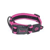 Thumbnail for Doco Athletica Low Strain Mesh Collar Reflective(DCA007)-Pink, Sizes - S