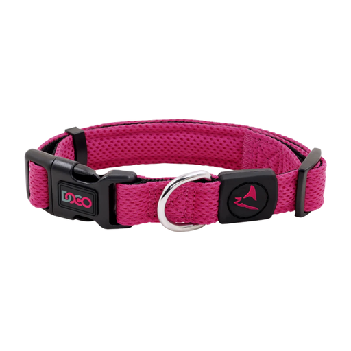 Doco Puffy Mesh Collar (DCA102)-Color - Pink, Sizes - S
