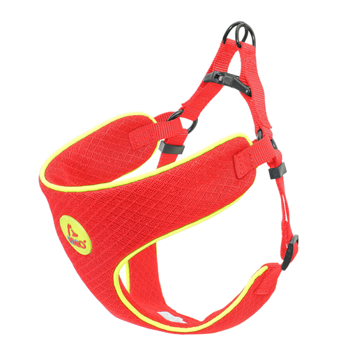 DOCO® Reflective Chest Plate Mesh Free- Walking Harness X.Small-44 x 40-44cm-Red