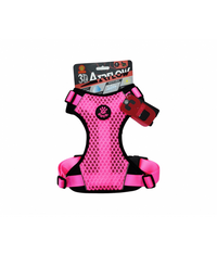 DOCO® Super Comfortable 3D Foam Harness (DCA313)[Color - Pink, Size - XL]