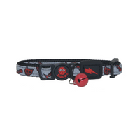 Thumbnail for DOCO® Reflective Cat Collar - Printed Pattern,  1.0 X 19-31cm(XS) Red