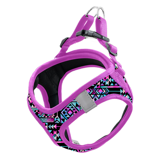 DOCO® Pattern Print Harness With 3D Foam Large-47-50cm / 7-9kg-Purple