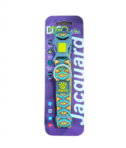 DOCO® Stitched- Weaved Dog Collar (DCJ002)[Size - M, Color - D16]