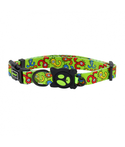 DOCO LOCO Collar - (DCL002)[Texture - Green Monster, Size - L]