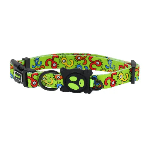 DOCO LOCO Collar - (DCL002)[Texture - Green Monster, Size - S]
