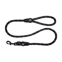 Thumbnail for DOCO® Reflective Rope Leash Ver.2 Ø8mm x 150cm(S) Black