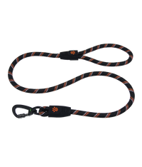 Doco 5ft Reflective Rope Leash With Click & Lock Snap (DCROPE5060)[Color - Orange, Size - S]