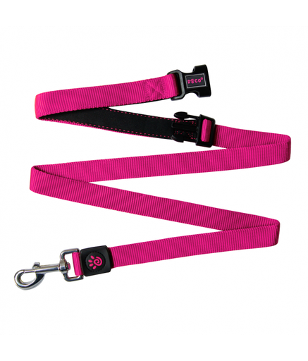 DOCO® Easy-Snap -HANDS FREE Leash 6ft (DCS2072)[Color - Pink, Size - M]