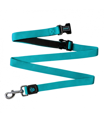 DOCO® Easy-Snap -HANDS FREE Leash 6ft (DCS2072)[Color - Light Blue, Size - M]
