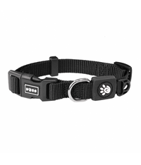 DOCO Signature Nylon Collar (DCSN002)[Color - Black, Size - XL]