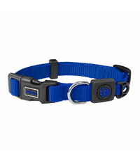DOCO Signature Nylon Collar (DCSN002)[Color - Blue, Size - L]